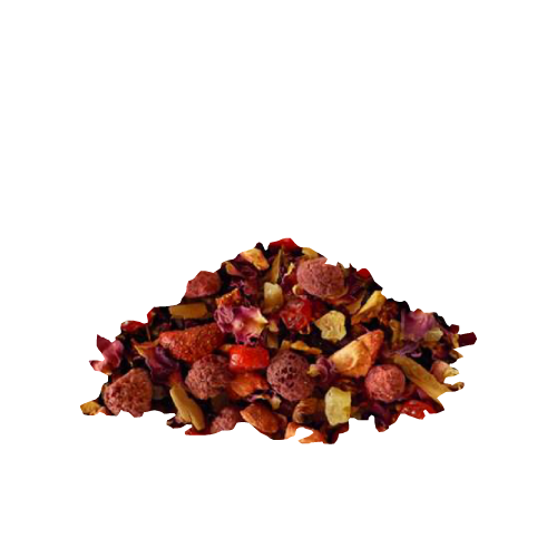 Te vermell fruites vermelles